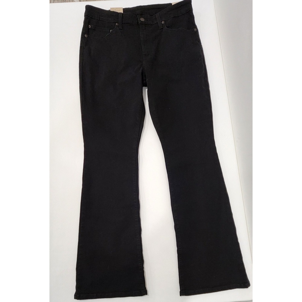 Levi Strauss Co 725 Womens Size 33x32  High Rise Bootcut Black Jeans NWT